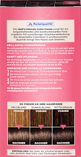 Haarfarbe Intensiv Color Creme 6.21 Kühles Perlmuttbraun réell‘e