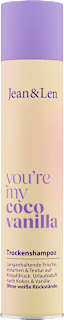 Trockenshampoo you're my coco vanilla Jean&Len