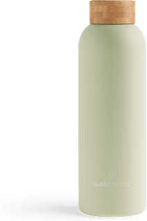 Thermoflasche Steel Bottle Pastel Olive waterdrop