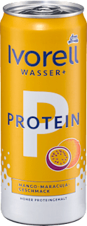 Erfrischungsgetränk, Wasser+ Protein, Mango-Maracuja Ivorell