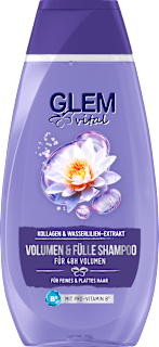 Shampoo Volumen & Fülle Kollagen & Wasserlilien-Extrakt Schwarzkopf GLEM vital