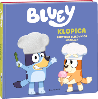 Taktilna slikovnica mazilica Bluey Klopica EGMONT