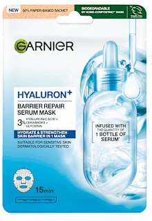 HYALURON+ textilní pleťová maska GARNIER