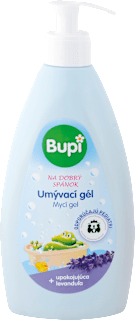 Umývací gél na dobrý spánok s levanduľou Bupi