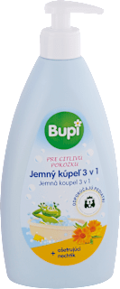 Jemný kúpeľ s nechtíkom a panthenolom 3 v 1 Bupi