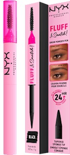 Olovka za obrve Fluff & Snatch! – 08 Black NYX PROFESSIONAL MAKEUP
