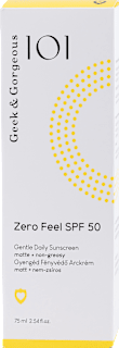Zero Feel krema za lice, za zaštitu od sunca, SPF 50 Geek&Gorgeous