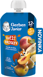 Kapsička Junior svieža broskyňa 12+ mesiacov Gerber
