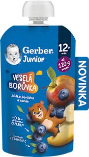 Kapsička Junior veselá čučoriedka 12+ mesiacov Gerber