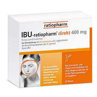 IBU-ratiopharm direkt 400 mg Ibuprofen Pulver zum Einnehmen ratiopharm