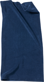 Loop Schal aus Fleece, blau PUSBLU