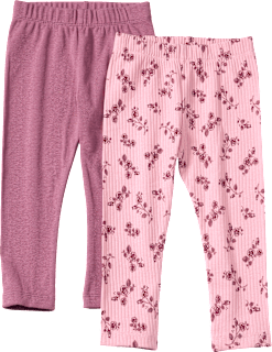 Leggings mit Blumen-Muster, lila, Gr. 116 ALANA