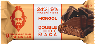 Био протеинов бар с двоен шоколад и мака THE BARBARIAN