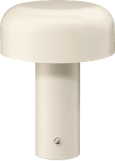 Tischlampe aus Metall, beige, dimmbar (20 cm) dm home