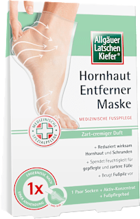 Allgäuer Latschenkiefer Hornhaut Entferner Maske 1 Paar Allgäuer LatschenKiefer