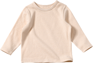 Langarmshirt mit Waffel-Struktur, beige, Gr. 92 ALANA