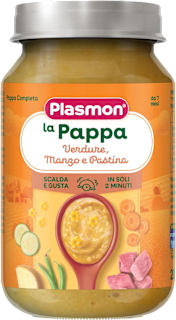 La Pappa verdure manzo e pastina Plasmon