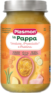 La Pappa verdure prosciutto e pastina Plasmon