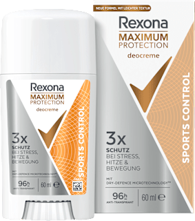 Antitranspirant Deocreme Maximum Protection Sports Control Rexona