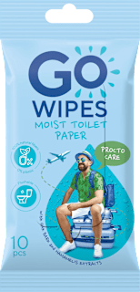 Vlhčený toaletný papier Procto Care GO WIPES