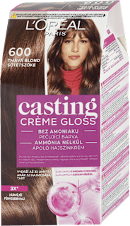 Farba na vlasy - 600 tmavá blond L'ORÉAL PARiS casting CRÈME GLOSS
