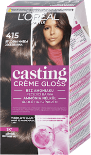 Farba na vlasy - 415 studená hnedá L'ORÉAL PARiS casting CRÈME GLOSS