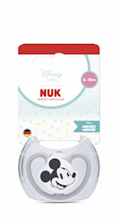 Залъгалка Perfect Match Air Мики Маус, 6-18м. NUK