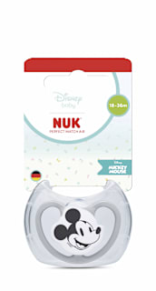 Залъгалка Perfect Match Air Мики Маус, 18-36м. NUK
