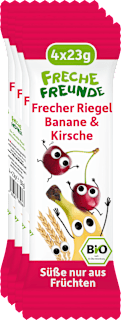 Bio gyümölcs szelet 1 éves kortól, 4x23g Freche Freunde