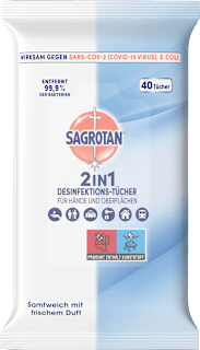 Desinfektionstücher 2in1 Sagrotan