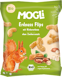 bio arašídové křupky MOGLi