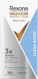Antitranspirant Deocreme Maximum Protection Clean Scent Rexona