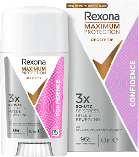 Antitranspirant Deocreme Maximum Protection Confidence Rexona