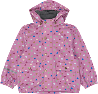 Regenjacke mit Punkte-Muster, lila, Gr. 134/140 Mikk-Line