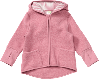 Jacke aus Wollwalk, rosa, Gr. 98/104 ALANA