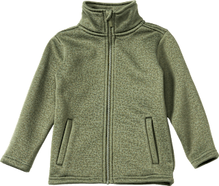 Jacke aus Strickfleece, grün, Gr. 116 PUSBLU