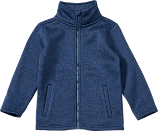 Jacke aus Strickfleece, blau, Gr. 116 PUSBLU