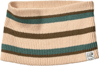 Loop Schal aus Strick, braun & beige & grün ALANA