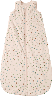 Schlafsack 3 TOG mit Punkte-Muster, beige, 130 cm ALANA