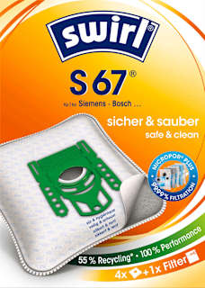 Staubsaugerbeutel  S67 MicroPor Swirl