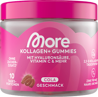 Kollagen+ Gummies 30 St, Cola Geschmack More Nutrition