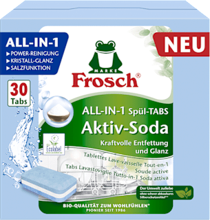 Detergent masina de spălat vase AIO cu bicarbonat Frosch