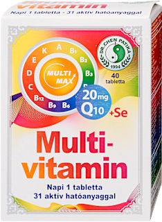Multi-max vitamin +Q10+ szelén tabletta DR CHEN PATIKA