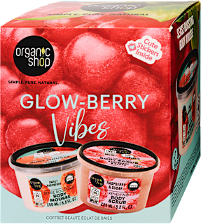 Testápoló szépségszett "Glow-Berry Vibes" 250ml+250ml organic shop
