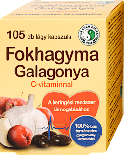 Fokhagyma-Galagonya  lágy kapszula DR CHEN PATIKA