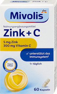 Zink + C Kapseln Mivolis