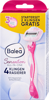 Rasierer 4-Klingen All-in-One Sensation Balea