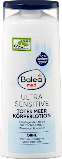 Ultra Sensitive tělové mléko Mrtvé moře Balea med