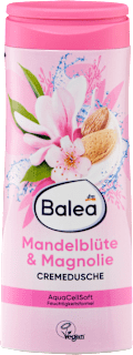 Kremni gel za tuširanje z vonjem mandljevih cvetov in magnolije Balea