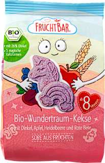 Babykekse Wundertraum-Kekse mit Dinkel, Apfel & Heidelbeere, ab 8 Monaten FruchtBar